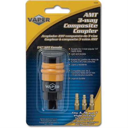 Star Asia Amt 3-Way Composite Coupler(Female) 19304